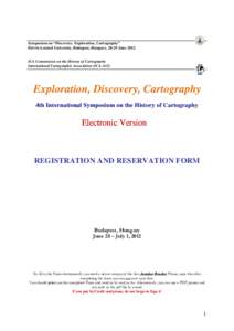 ICHC 2005 REGISTRATION AND RESERVATION FORM