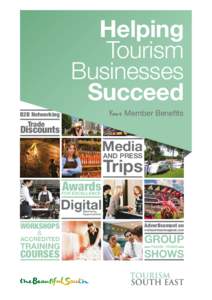 Helping Tourism Businesses Succeed Your Member Benefits