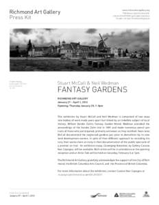 Richmond Art Gallery Press Kit STUART MCCALL Fantasy Gardens 4107, 2010, Archival Inkjet print,