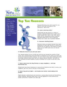 http://www.petfixnortheastohio.org/reasons.htm