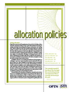Allocation policies chapter: 2010 SRTR & OPTN Annual Data Report