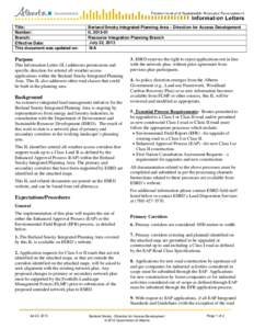 Title: Number: Branch: Effective Date: This document was updated on: