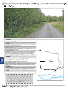 N[removed]Alaska State Land Offering - Auction #475 