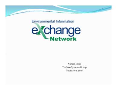 National Environmental Information Exchange Network