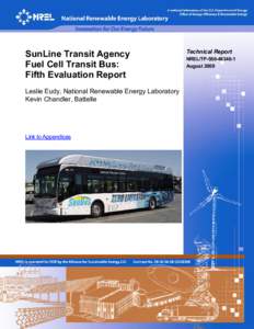 Hydrogen economy / Hydrogen technologies / Emerging technologies / Green vehicles / Energy conversion / SunLine Transit Agency / National Renewable Energy Laboratory / Fuel cell bus / Fuel cell / Energy / Technology / Transport