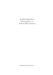 Brookings Institution / Dupont Circle / Federalism / Decentralization / Theda Skocpol / Federation / Sociology / Dual federalism / Federal government of the United States / Federalism in the United States / Political systems / Political philosophy