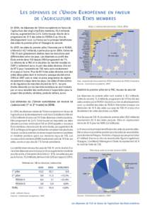 L ES  DÉPENSES DE L’U NION E UROPÉENNE EN FAVEUR DES E TATS MEMBRES