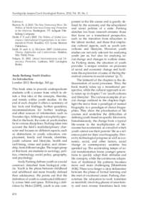 Sociologický časopis/Czech Sociological Review, 2014, Vol. 50, No. 3 References Burron, N. A[removed]The New Democracy Wars: The Politics of North American Democracy Promotion in the Americas. Burlington, VT: Ashgate Pu