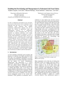 Applied mathematics / Computing / Revocation list / X.509 / CaGrid / Certificate authority / Public key certificate / Root certificate / Self-signed certificate / Public-key cryptography / Key management / Medicine