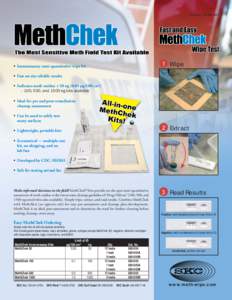 Publication 1733 Rev[removed]Wipe • Immunoassay semi-quantitative wipe kit • Fast on-site reliable results