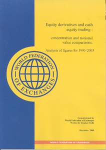 Equity derivatives and cash equity trading :