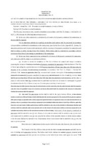 CHAPTER 106 FORMERLY SENATE BILL NO. 71 AN ACT TO AMEND THE CHARTER OF THE CITY OF DOVER REGARDING ANNEXATIONS BE IT ENACTED BY THE GENERAL ASSEMBLY OF THE STATE OF DELAWARE (Two-thirds of all members elected to each hou