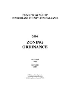 PENN TOWNSHIP CUMBERLAND COUNTY, PENNSYLVANIA[removed]ZONING