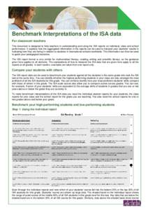 ISA_Benchmark Interpretations of the ISA data.pub