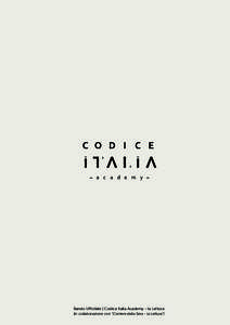 a c a d e m y  Bando Ufficilale | Codice Italia Academy - la Lettura (in collaborazione con 