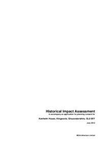 Microsoft Word - P81-412-Historical Impact Assessment