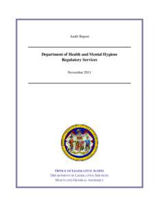 Department of Health and Mental Hygiene - Regulatory Services
