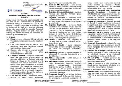 Microsoft Word - REGULI de utilizare a cardului CoBrand Air Moldova actual.doc