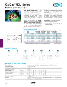 Tantalum & Niobium Oxide Capacitors V7.1