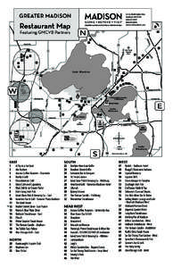 GREATER MADISON  Restaurant Map 12