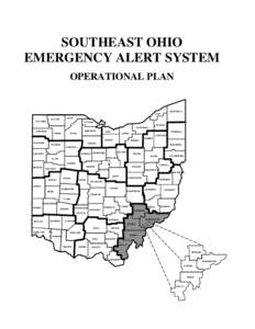SOUTHEAST OHIO EMERGENCY ALERT SYSTEM OPERATIONAL PLAN ASHTABULA LAKE