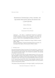 1  Documenta Math. Degenerate Cohomological Hall Algebra and Quantized Donaldson-Thomas Invariants for