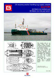 Oil recovery anchor handling tug supply vessels  ALCYON