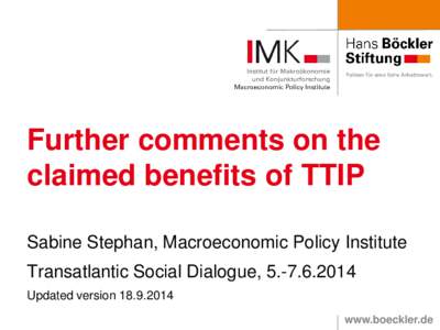 International economics / Non-tariff barriers to trade / Ifo Institut für Wirtschaftsforschung / Computable general equilibrium / Trade creation / Free trade area / Trade pact / Trade facilitation and development / Free trade / International trade / Business / Economics