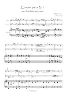 Concert piece N°2 para dos clarinetes y piano F. Mendelssohn[removed])     