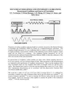 Science / Metalworking terminology / Tribology / SI base units / Uncertainty / Measurement uncertainty / ISO 25178 / Surface metrology / Surface roughness / Measurement / Metrology / Knowledge