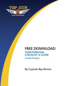 Top Gun Flight Guide Cover