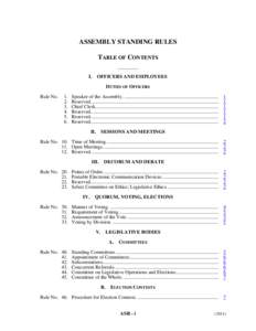 Recorded vote / Parliament of Singapore / National Assembly of Thailand / Dáil Éireann / Bill / United States Senate / Committee of the Whole / Standing Rules of the United States Senate /  Rule XII / Standing Rules of the United States Senate / Government / Parliamentary procedure / Quorum