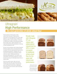 Egg salad sandwich on Ultragrain HP pan bread  Artisan breads made with 100% Ultragrain HP Ultragrain High Performance