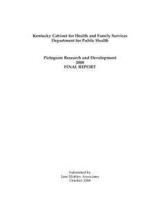    Kentucky Cabinet for Health and Family Services Department for Public Health  Pictogram Research and Development