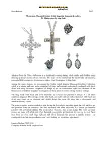 Press ReleaseMysterious Charm of Gothic Styled Imperial Diamond Jewellery By Masterpiece by king fook