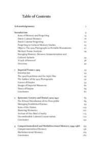Table of Contents Acknowledgements 7 Introduction 9