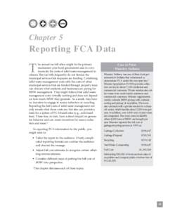 Chapter 5  Reporting FCA Data T