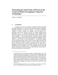 Human rights / Identity management / Law / Internet privacy / Alan Westin / Expectation of privacy / Information privacy / R. v. Tessling / R. v. Dyment / Privacy law / Ethics / Privacy