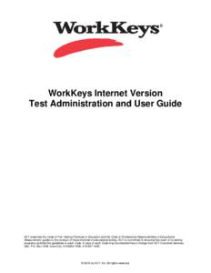 Microsoft Word - WorkKeys Internet Version Users Guide-2010.doc