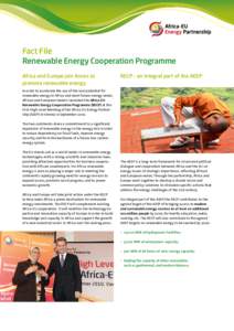 Technology / Sustainable energy / Environment / Renewable energy in Africa / Renewable energy / European Union / Renewable energy commercialization / Renewable Energy and Energy Efficiency Partnership / Energy economics / Low-carbon economy / Energy