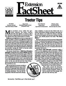 FactSheet Extension AEX-993  Agricultural