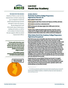 CASE STUDY  North Star Academy the oecd test for schools (based on PISA) is a new tool that assesses how a school is measuring