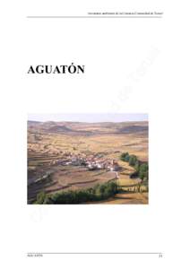 Inventario ambiental de la Comarca Comunidad de Teruel  AGUATÓN AGUATÓN