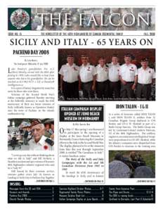 ISSUE NO. 15  THE NEWSLETTER OF THE 48TH HIGHLANDERS OF CANADA REGIMENTAL FAMILY FALL 2008
