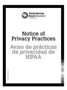 MEMCOMM[removed]TN  HIPAA Notice of Privacy Practices The original effective date of this notice was April 14, 2003. The most recent revision date is indicated in the footer of this notice. Please read this paper carefu