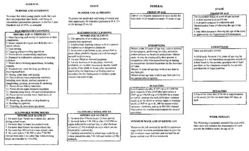 Employment compensation / Child labor in the United States / Industrial relations / Management / Labour law / Child labor laws in the United States / Fair Labor Standards Act / Overtime / Child labour / Human resource management / Labour relations / Labor rights