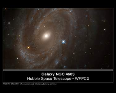 Galaxy NGC 4603 Hubble Space Telescope • WFPC2 PRC99-19 • STScI OPO • J. Newman (University of California, Berkeley) and NASA 