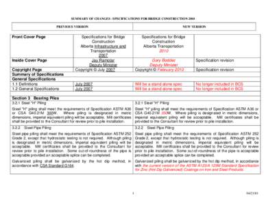 Specifications for Bridge Construction[removed]Summary of Changes.pdf
