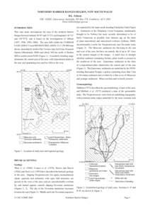 NORTHERN BARRIER RANGES REGION, NEW SOUTH WALES D.L. Gibson CRC LEME, Geoscience Australia, PO Box 378, Canberra, ACT[removed]removed] INTRODUCTION This case study encompasses the area of the northern Barrier