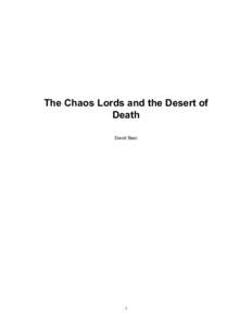The Chaos Lords and the Desert of Death David Best 1